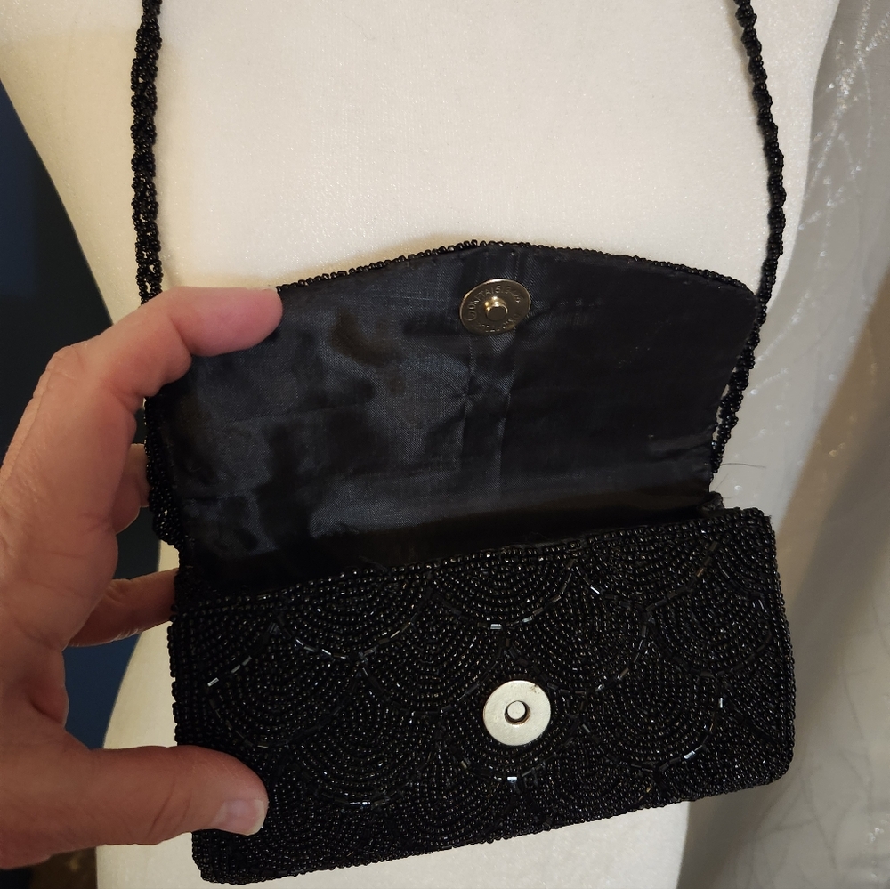 Beaded Evening Bag Shell Pattern - image 7